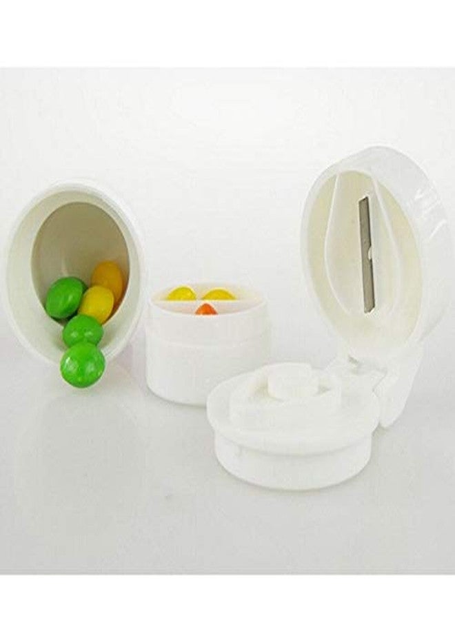 DEBIK Pill Cutter,Grinder, Pill Crusher and Splitters for Cutting Large, Small Pills Medicine Slicer-Oblong Round Tablet Cutters to Cuts Pills Vitamins,Tablets Breaker Slicer - Image 5